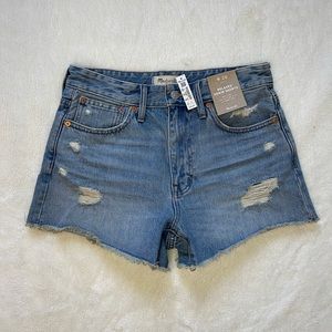 NWT madewell relaxed denim shorts